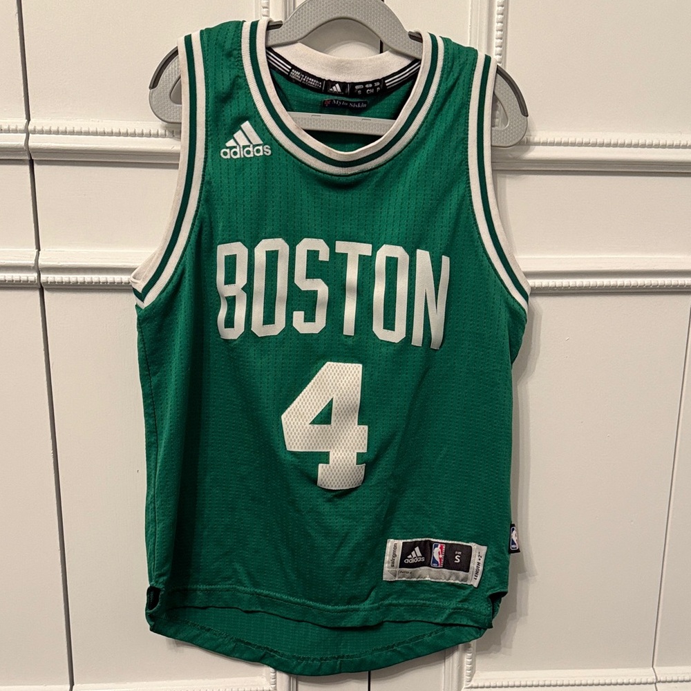 Adidas Green Boston Jersey with Number 4